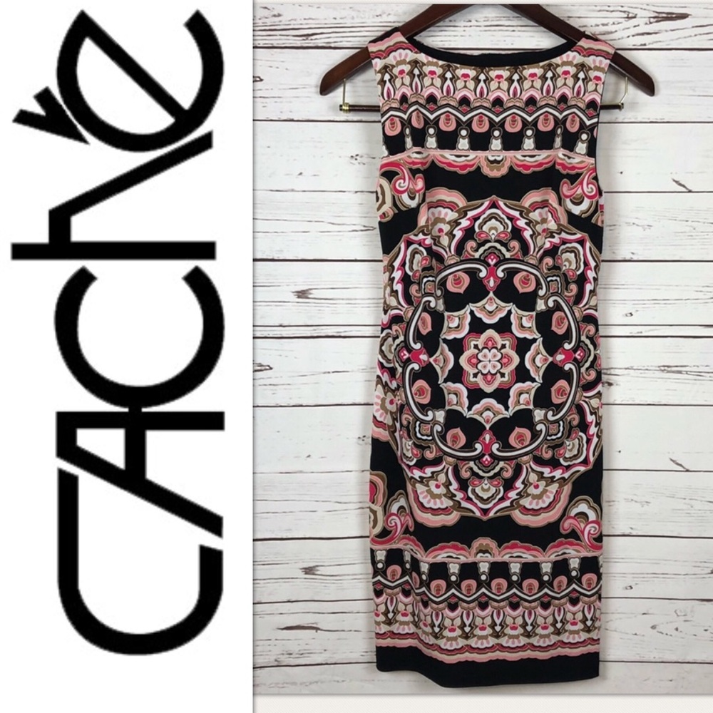 Cache shift dress in paisley size small